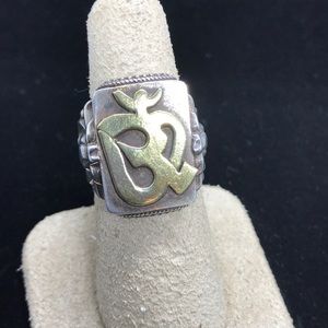 Sterling silver om ring
